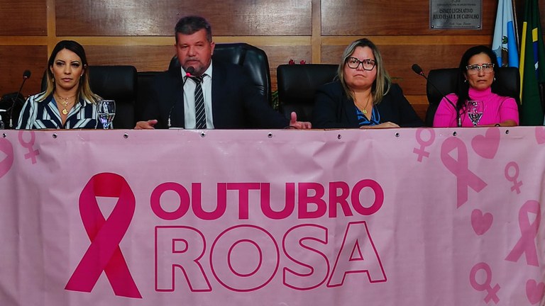 C Mara Realizou Sess O Alusiva Ao Outubro Rosa C Mara Municipal