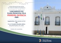 Câmara realizará Audiência Pública com o tema: Lançamento do Plano Municipal pela Primeira Infância - PMPI